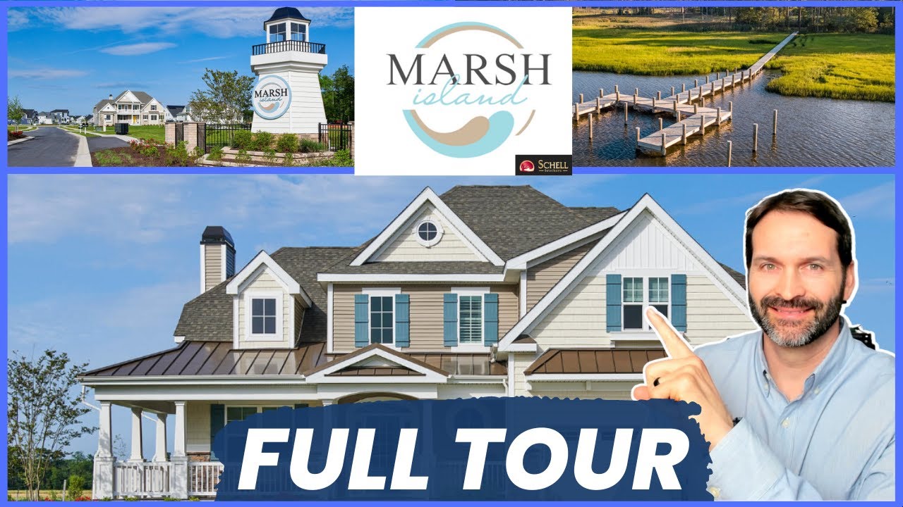 Marsh Island | Schell Brothers New Home Community & Model Tour | Lewes, Delaware