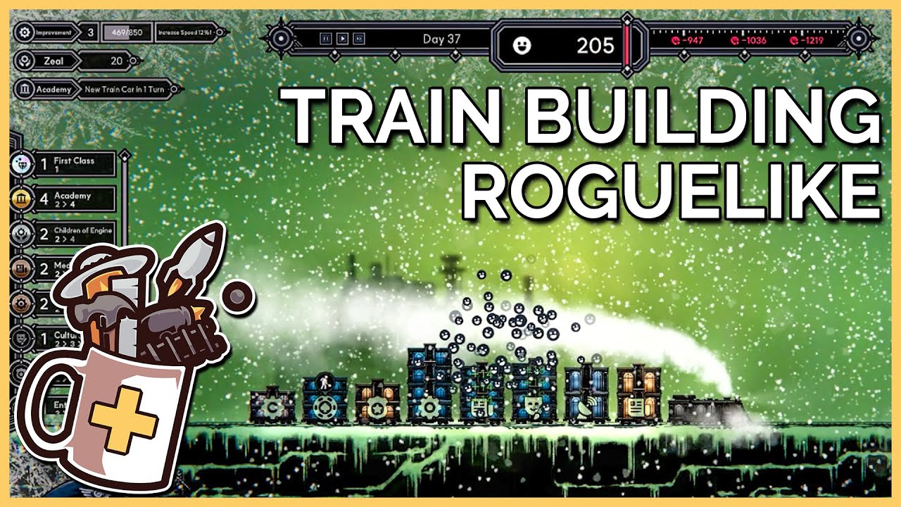 Outrunning Deep Freeze in a Custom Built Train | Frostrain