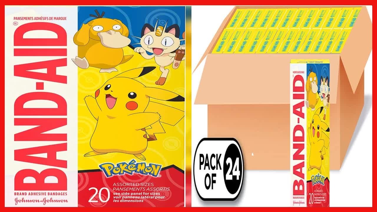 Protect Your Child’s Cuts with Fun Pokémon Band-Aid Brand Adhesive Bandages