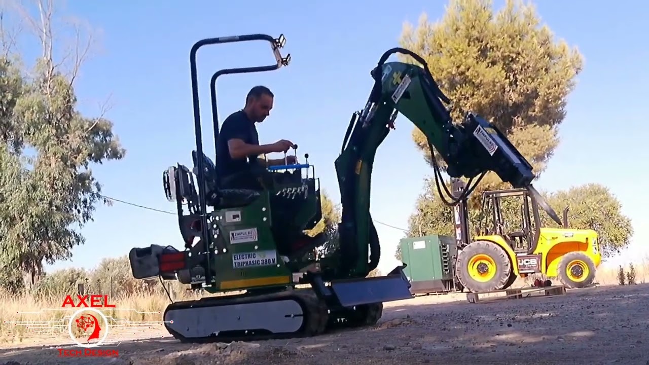 MINIEXCAVADORA ELÉCTRICA TRIFÁSICA-CHARGEUR PLUS ESPAÑA