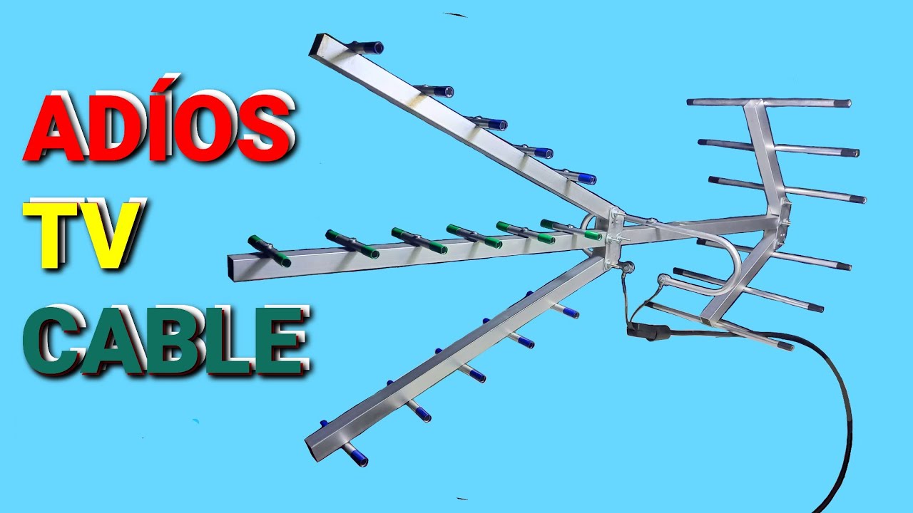 Mas canales de TV gratis 📡- Poderosa Antena Yagi Boltrech 📺 Señal abierta en Alta Definicion - HD