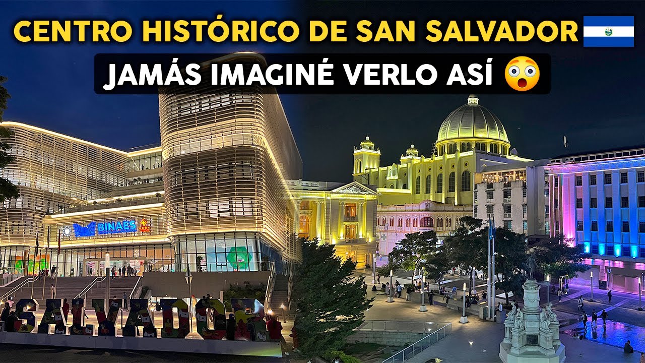 🤩 Un RECORRIDO DIFERENTE por el CENTRO de SAN SALVADOR 🇸🇻