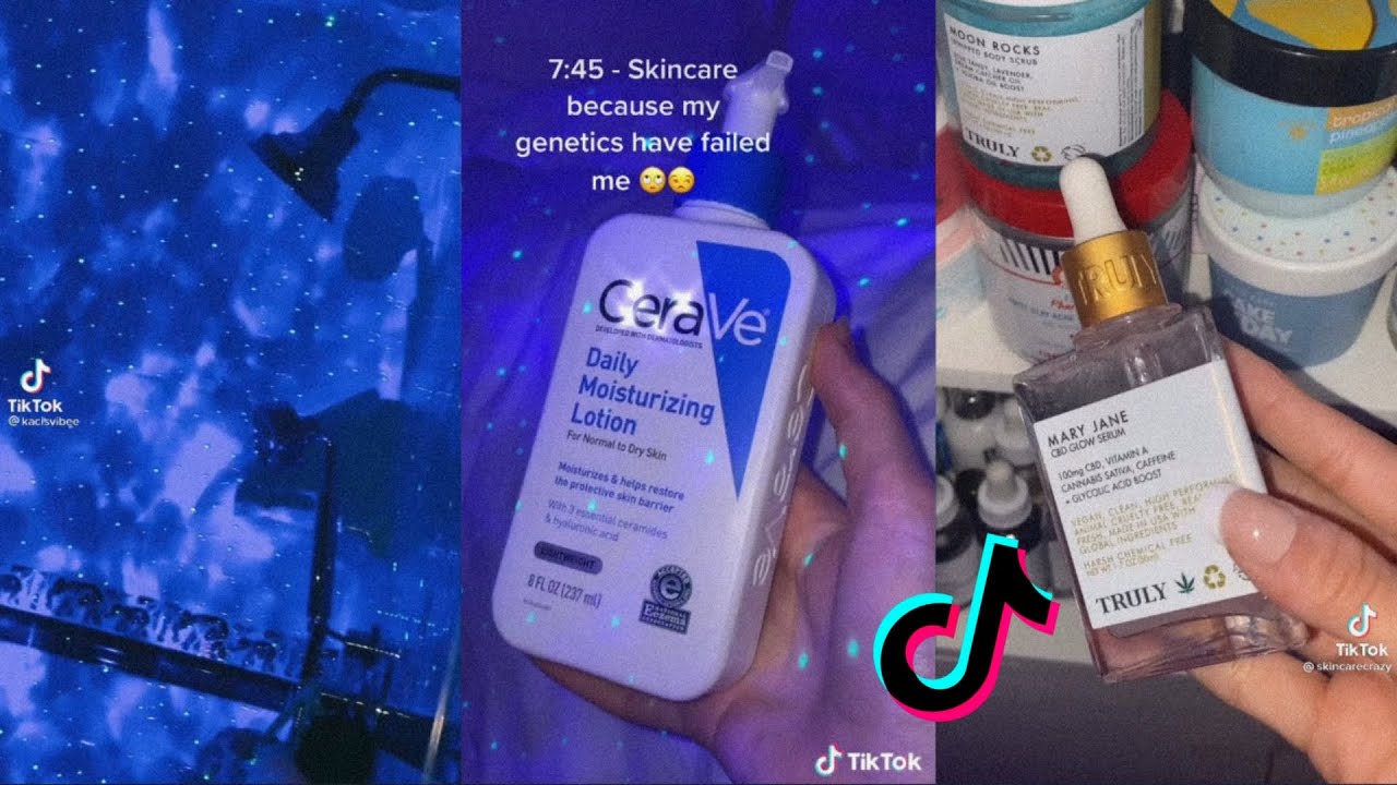 Aesthetic shower routine Tiktok compilation
