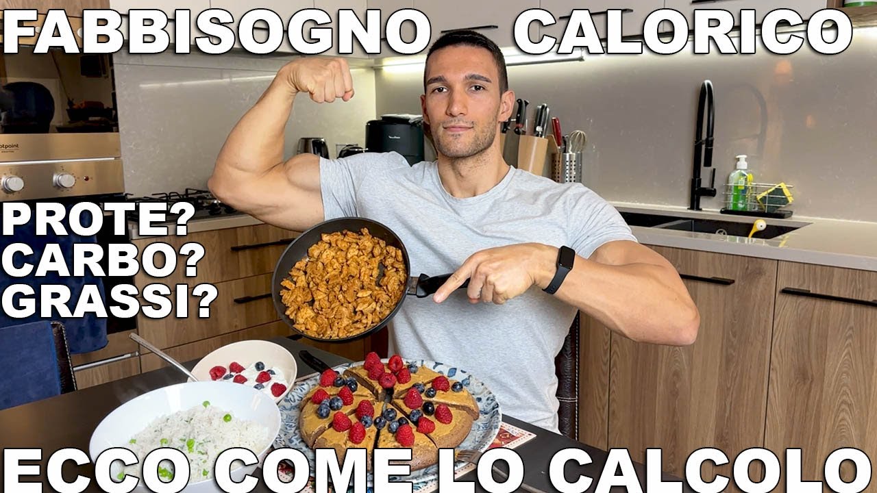 COME CALCOLARE IL FABBISOGNO CALORICO GIORNALIERO E SUDDIVIDERLO NEI VARI MACRONUTRIENTI!