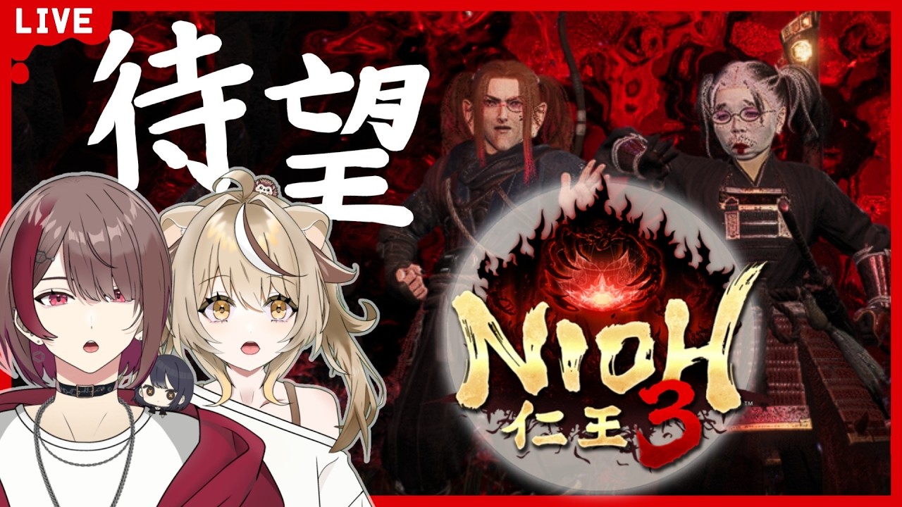 【仁王3】TGS５％を3回突破した初心者×仁王２を１０周したガチ勢【#vtuber #ゲーム実況 #仁王3 】