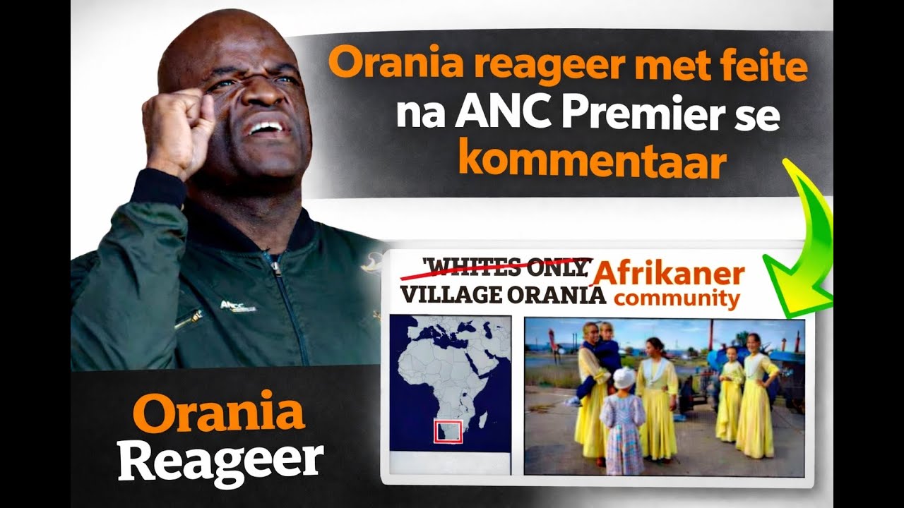 ANC premier uitsprake: Orania reageer