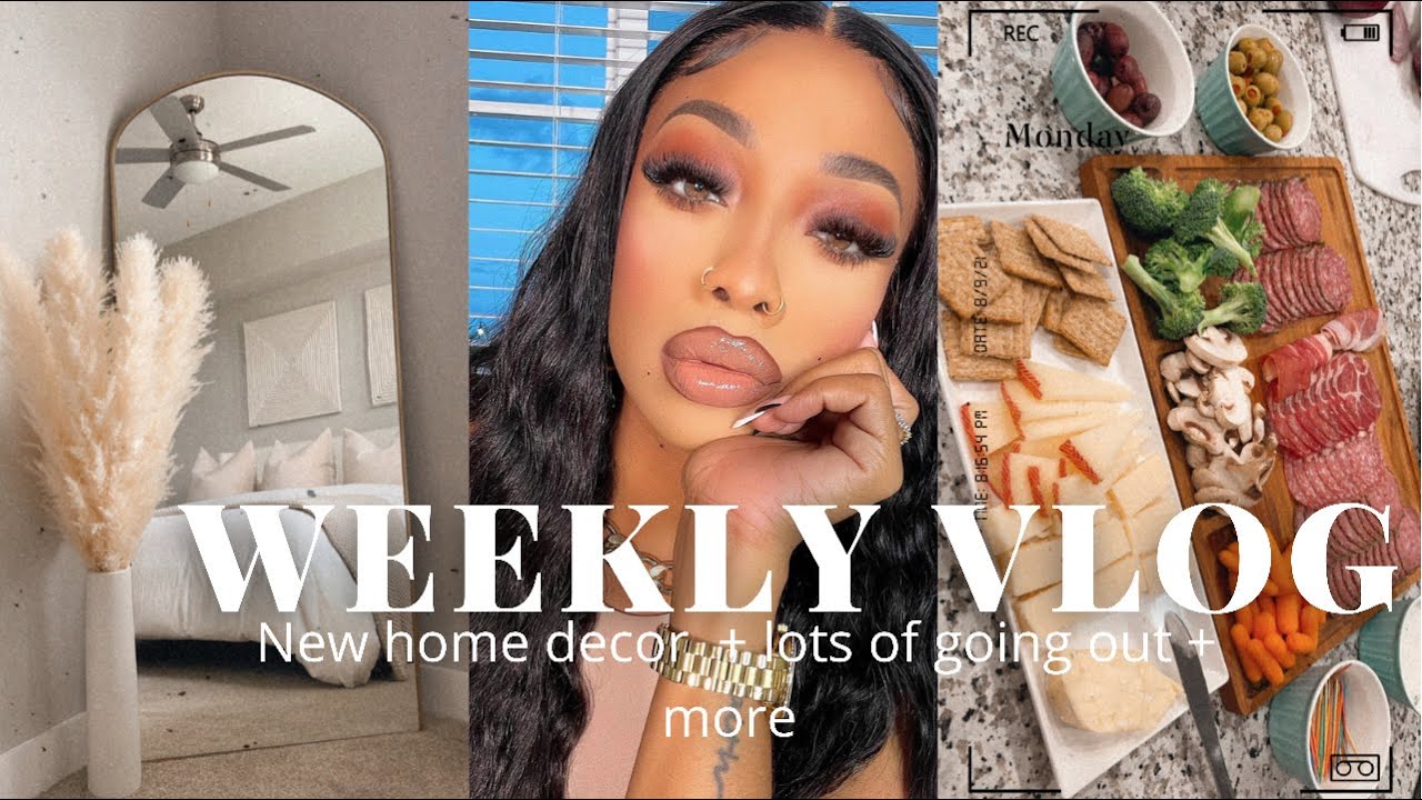 WEEKLY VLOG: HOME DECOR Updates+Lots of Going Out + Target Haul and More