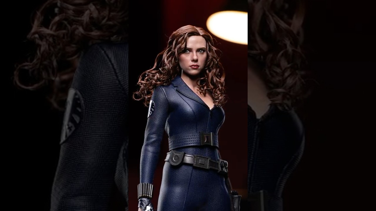 БЕЗУМНАЯ фигурка Чёрной Вдовы за 385 долларов! &mdash; Распаковка фигурки Hot Toys &laquo;Чёрная Вдова: Желез...
