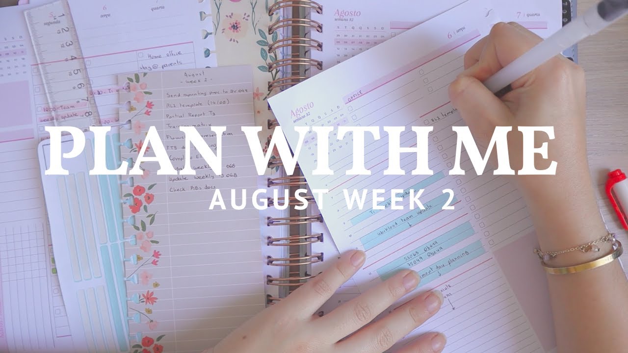 August 05-11 l Functional Plan with Me l Work Planner