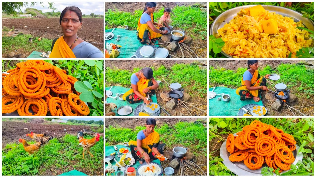 😱🥰 ಜೋಳದಿಂದ ಚಕ್ಲಿ ಮಾಡುವ ವಿಧಾನ ಮತ್ತೆ ಆಲೂ ಬಾತ್ ಹೇಗಿದೆ ನೋಡಿ