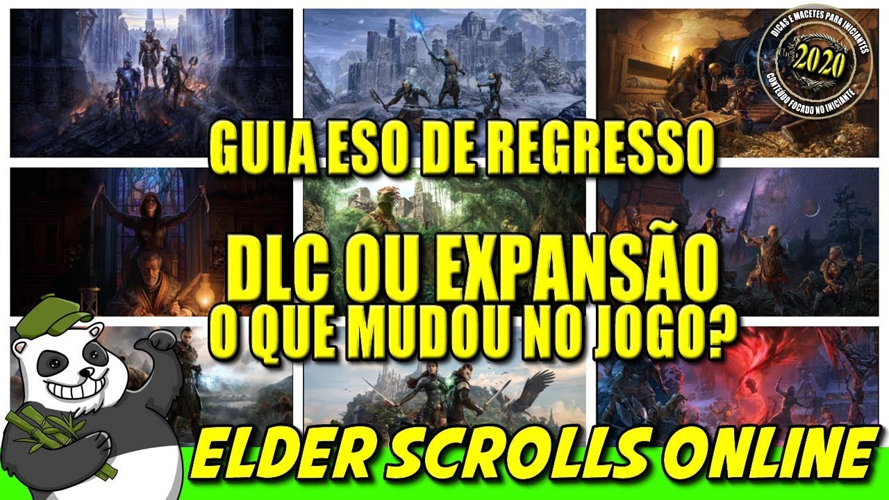 ESO GUIA: Voltando ao ESO Confira o que cada DLC e Expansão adicionou ao jogo!
