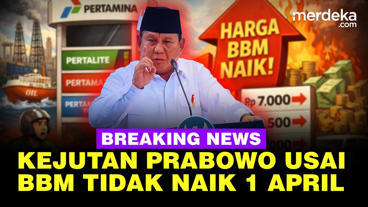 🔴LIVE - Kejutan Putusan Prabowo Usai Harga BBM Pertamax Cs Tidak Naik 1 April 2026