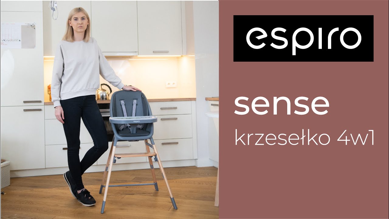 Krzesełko do karmienia 4w1 Espiro Sense