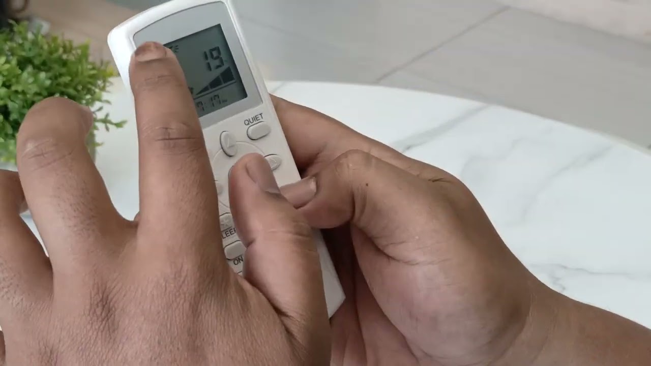 Cara penggunaan remote aircond DAIKIN yang betul.