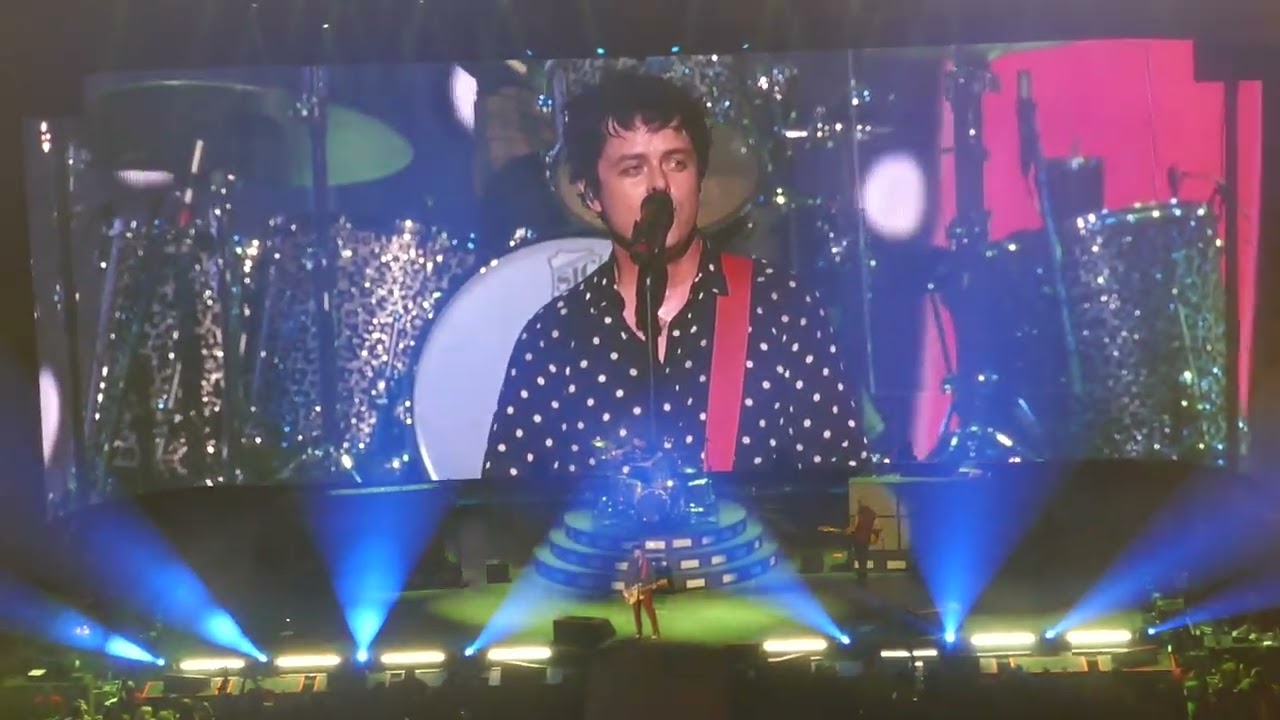 Green Day Concert Disappearing Boy & I Think We're Alone Now Music Fest LA CA USA February 12, 2022