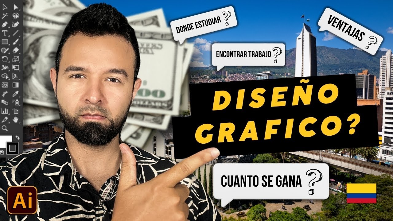 Estudiar Diseño Grafico en COLOMBIA  2024 ( lo 🤩 BUENO lo 😭MALO y lo😩 FEO de ser DISEÑADOR)