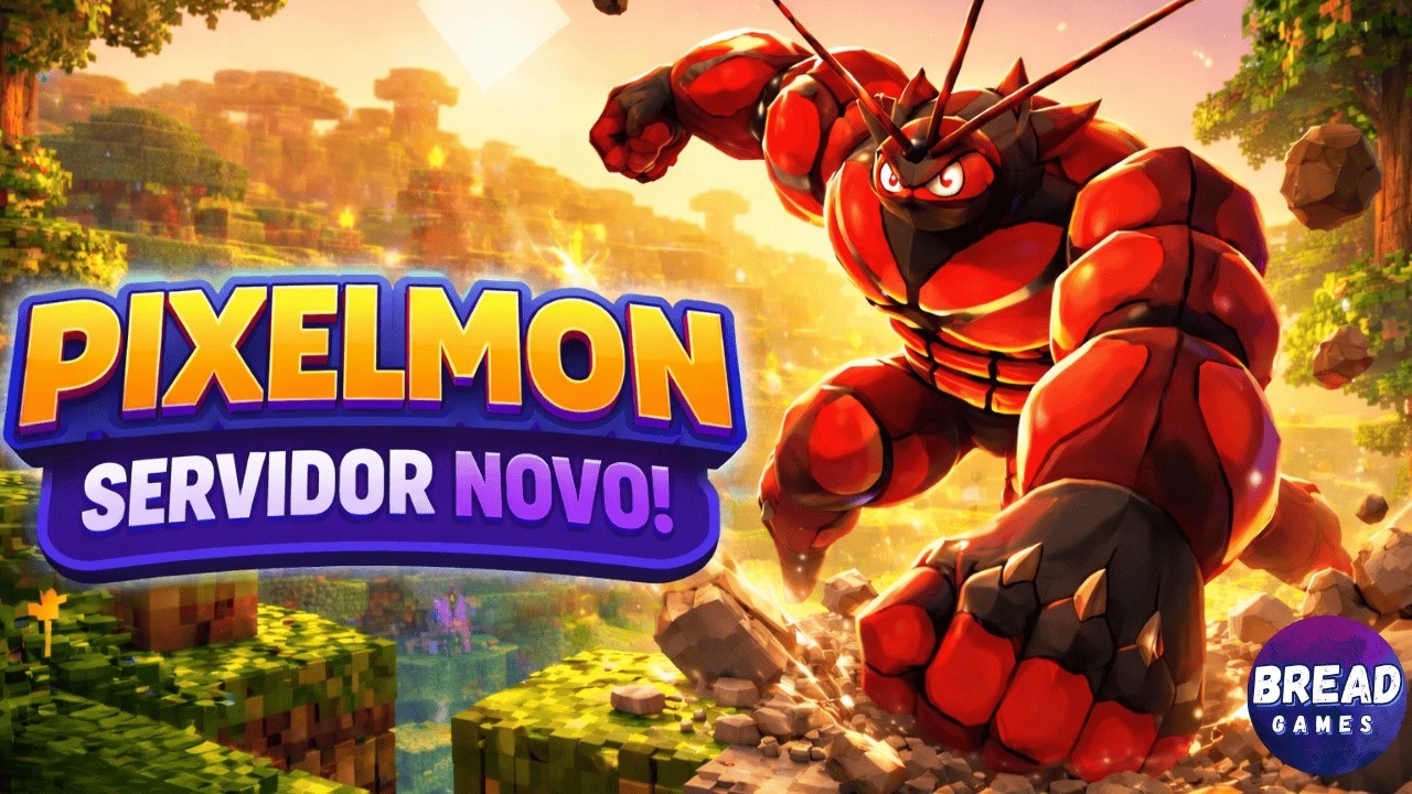 [VERTICAL] LANÇAMENTO SERVIDOR DE PIXELMON DO BREAD | #live  #pokemon  #pixelmon  #minecraft