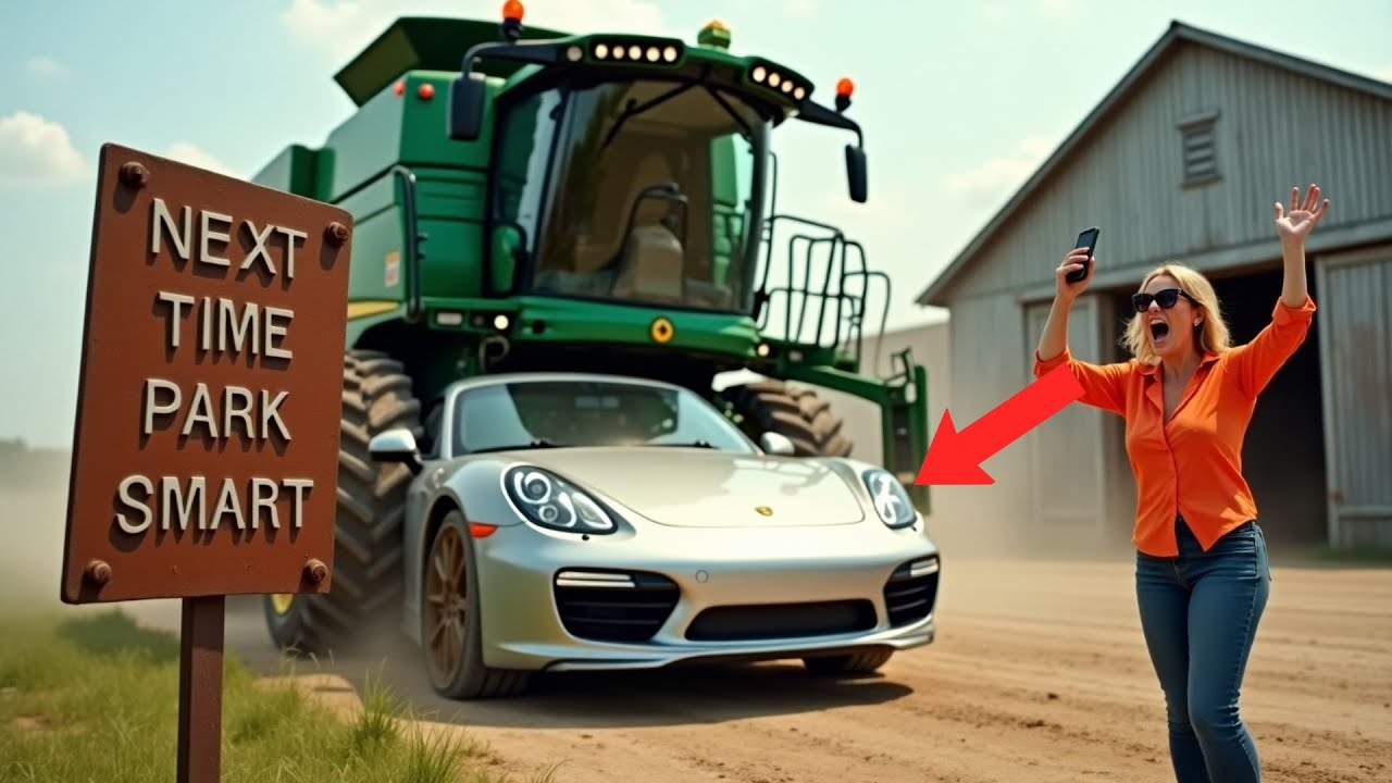 Карен заблокировала дверь моего амбара своим Porsche — и я переехал её на своём комбайне | Entitl...