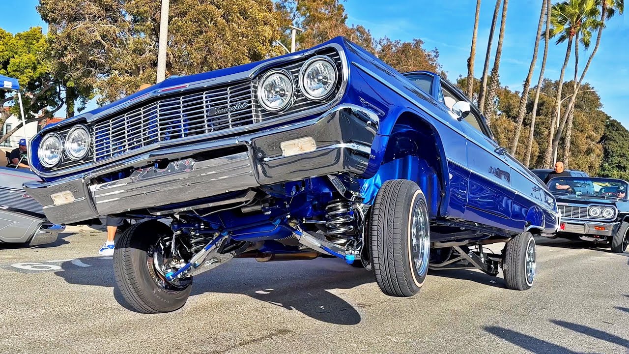 Lowrider Cars Cruise Long Beach after LA Supershow 2023