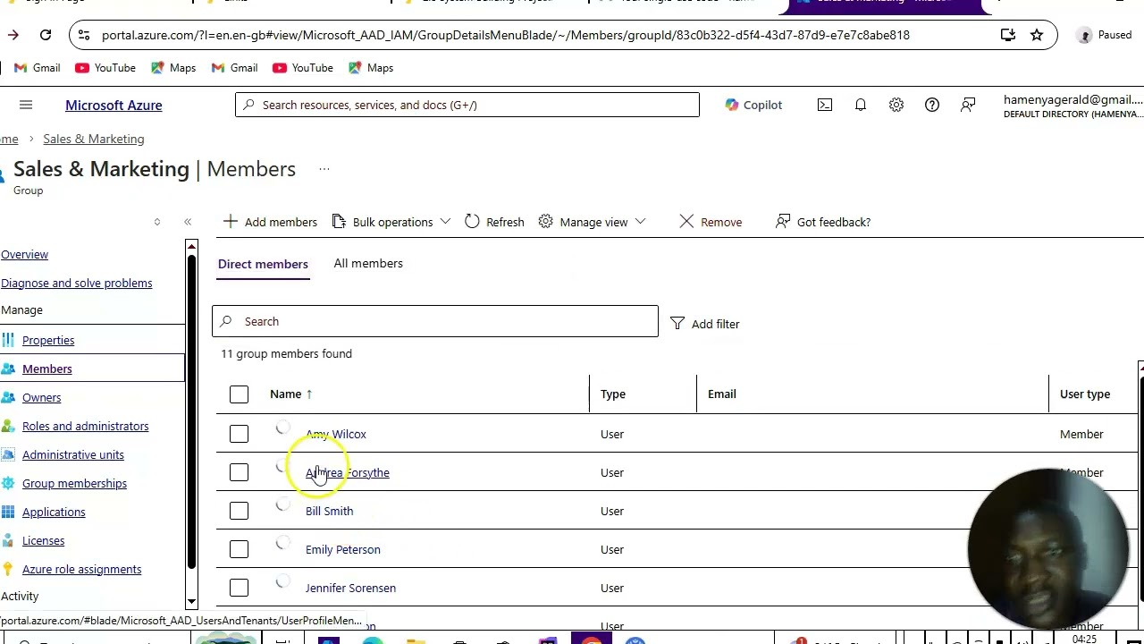 User and Group Accounts with Security Roles