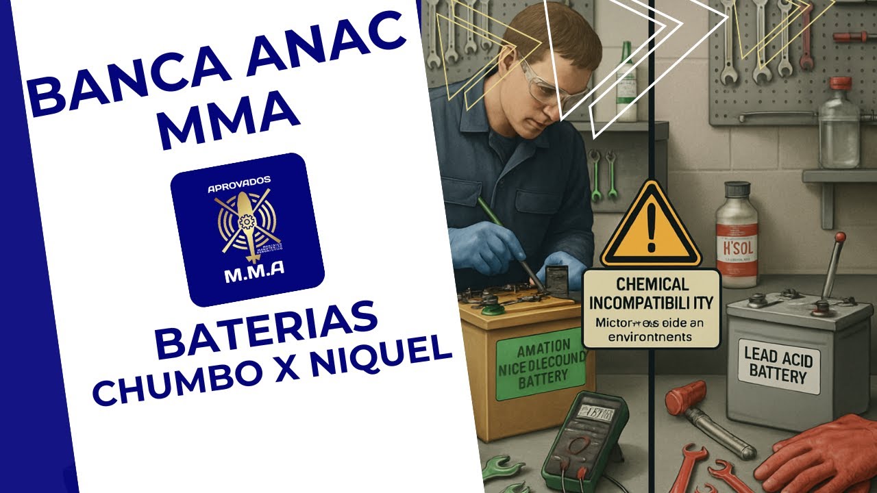 Tudo Sobre Baterias Aeron&aacute;uticas: N&iacute;quel-C&aacute;dmio e Chumbo-&Aacute;cido