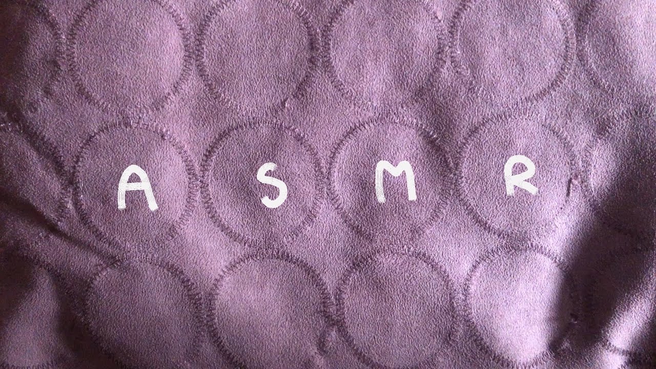 ASMR lofi-Tapping Patting squishing and Touching-Microbead Pillow-No talking