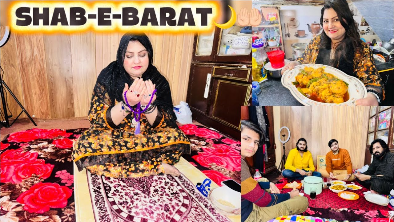 SHAB-E-BARAT🌙🤲🏻MUBARAK SABKO🥰 Mama ne banaya Mazydaar Korma😍😋