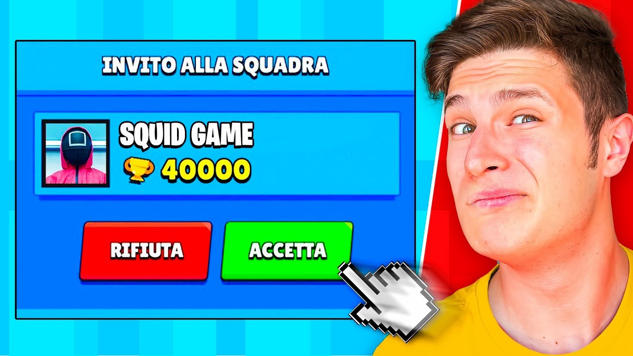 RICEVO L&rsquo;INVITO DA *SQUID GAME* SU BRAWL STARS!!😱
