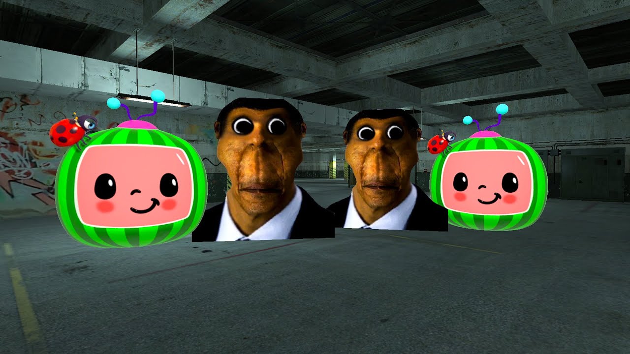 Obunga and COCOMELON in GMod l Gmod Nextbots