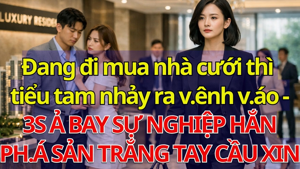Đang đi mua nhà cưới thì tiểu tam nhảy ra v.ênh v.áo - 3S Ả BAY SỰ NGHIỆP HẮN PH.Á SẢN TRẮNG TAY