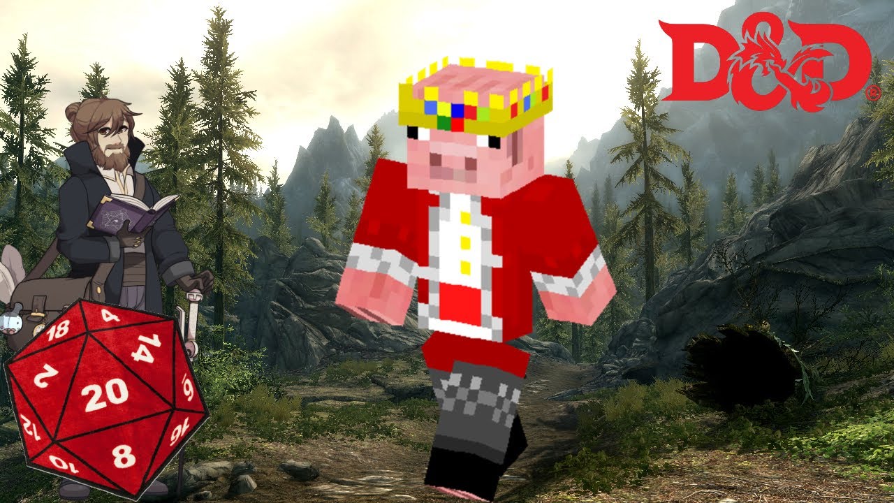 Fictional Characters in D&D: Season 2 (TechnoBlade from DreamSMP)