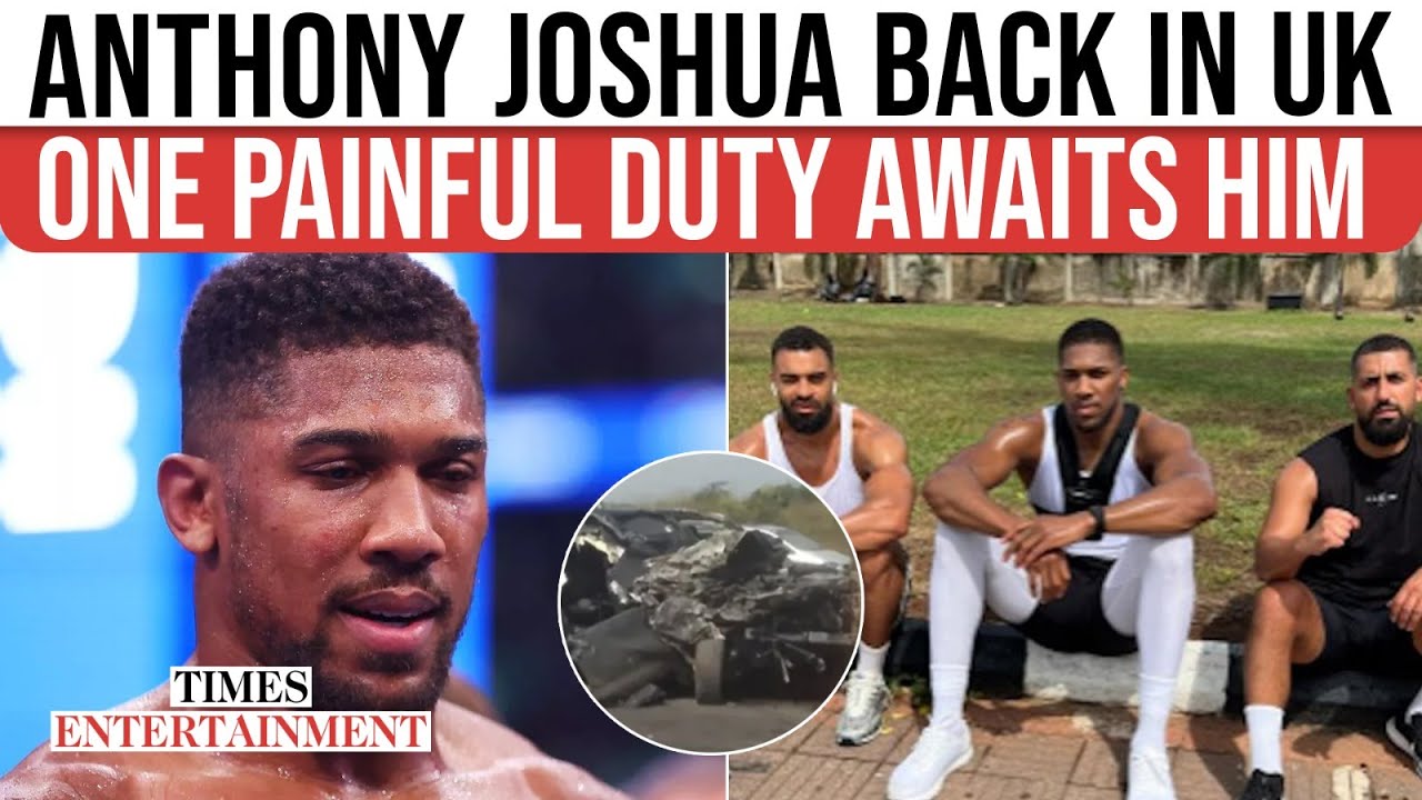 Anthony Joshua Quietly Flies Back to UK Before a HEARTBREAKING Goodbye to Two Closest Friends