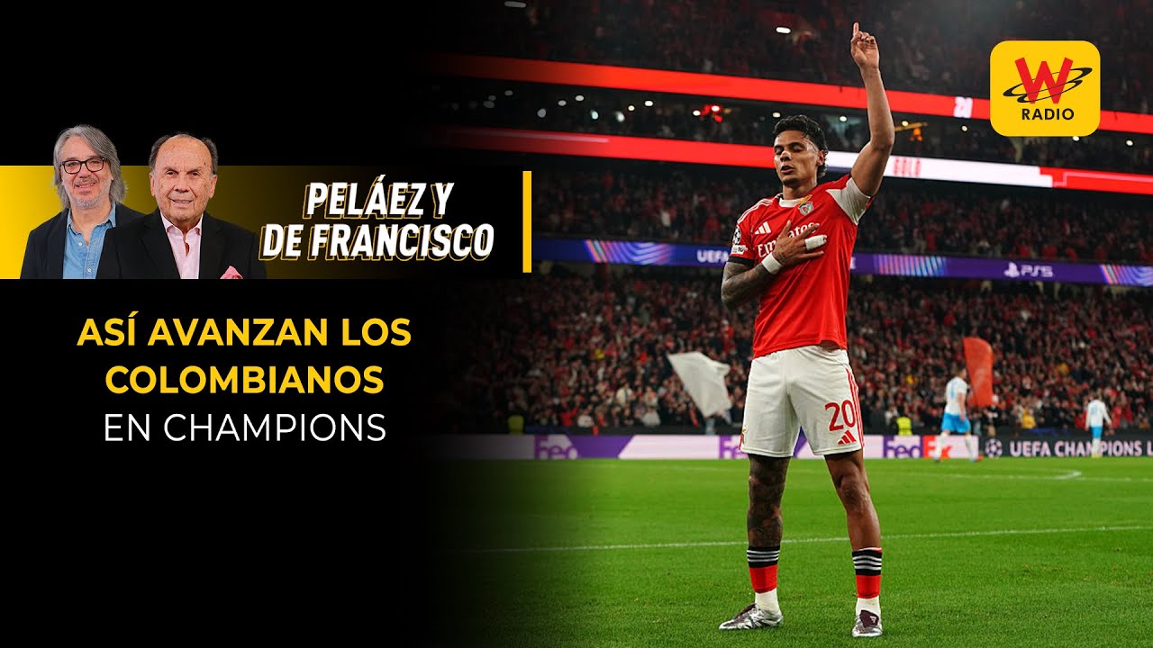 Así avanzan los colombianos en Champions | Peláez y de Francisco