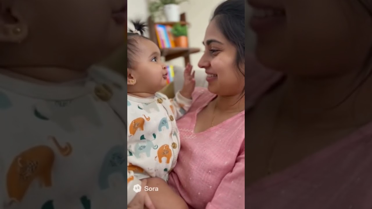 cute baby talk to mom #cutebaby #comment #cute #mom #momlife #moments