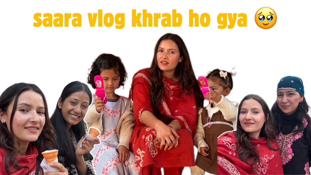 Vlog k end me ye kya kr diya🥹 #himachalpradesh #villagevlog #youtube 