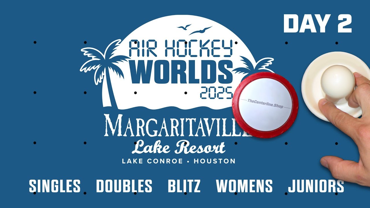 Air Hockey Worlds 2025 Live! | Open Singles Day 2 - Saturday August 23