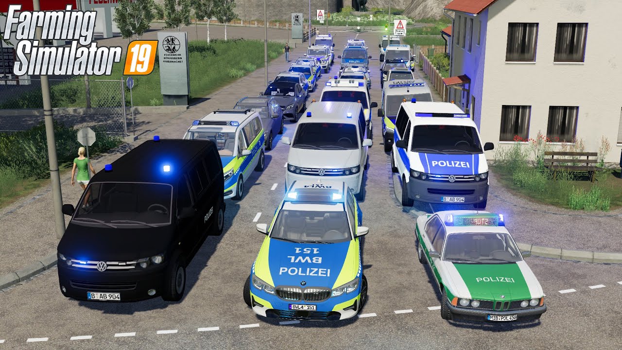 LS19 - Alle Polizei Fahrzeuge die zum Download sind! [XXL]