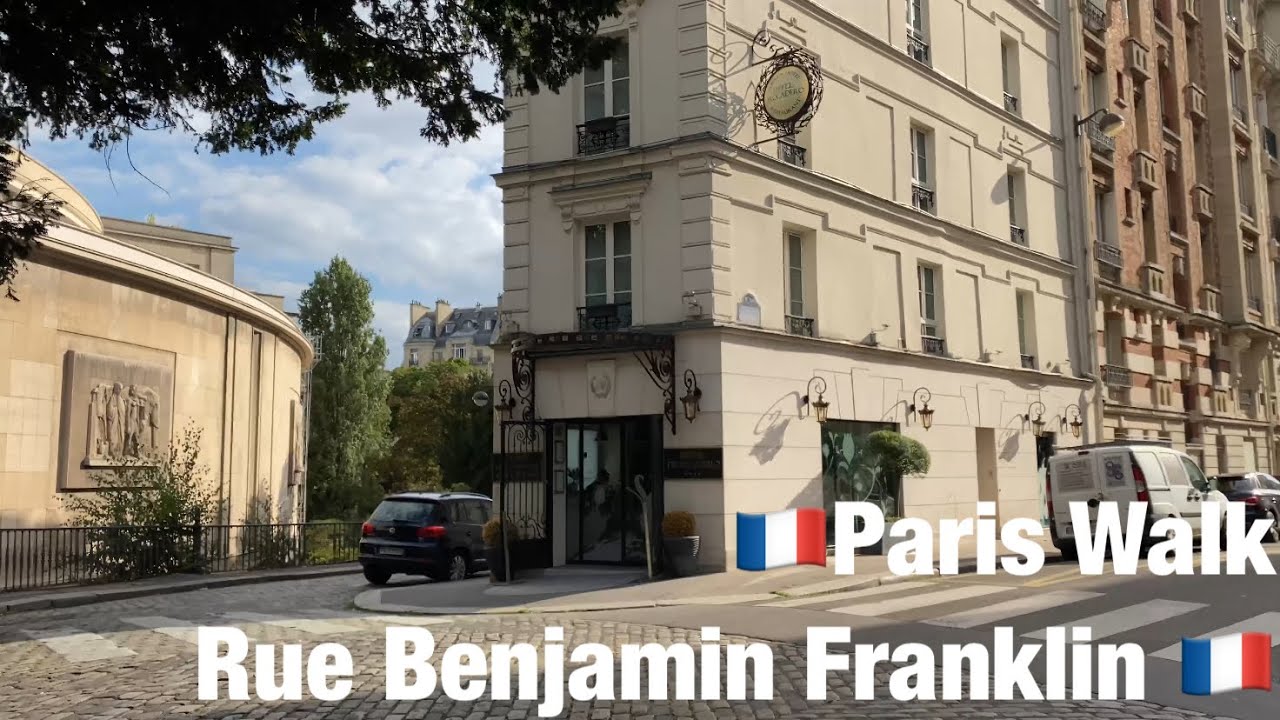 🇫🇷Paris Walk   Rue Benjamin Franklin 🇫🇷