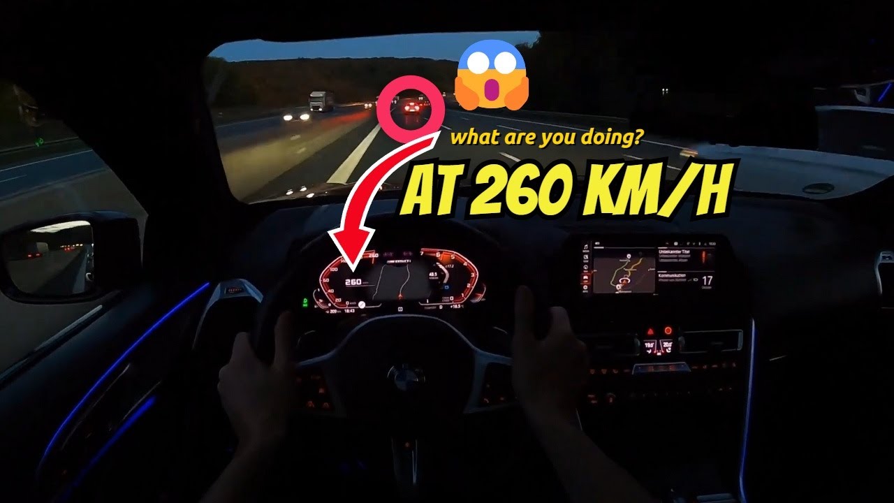 BMW's Dark Side: M850i Night POV Drive