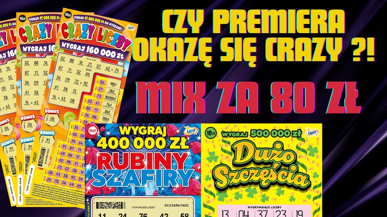 Testuję NOWĄ zdrapkę CRAZY LICZBY! 🤯 Wydałem 80 zł na MIX – czy premiera uratowała odcinek?