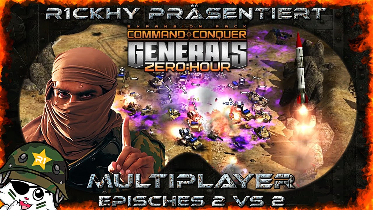 EPIC 2v2 Multiplayer - Coo, R1 VS A.M, Yam 📢 Command & Conquer Generals Zero Hour Deutsch #81
