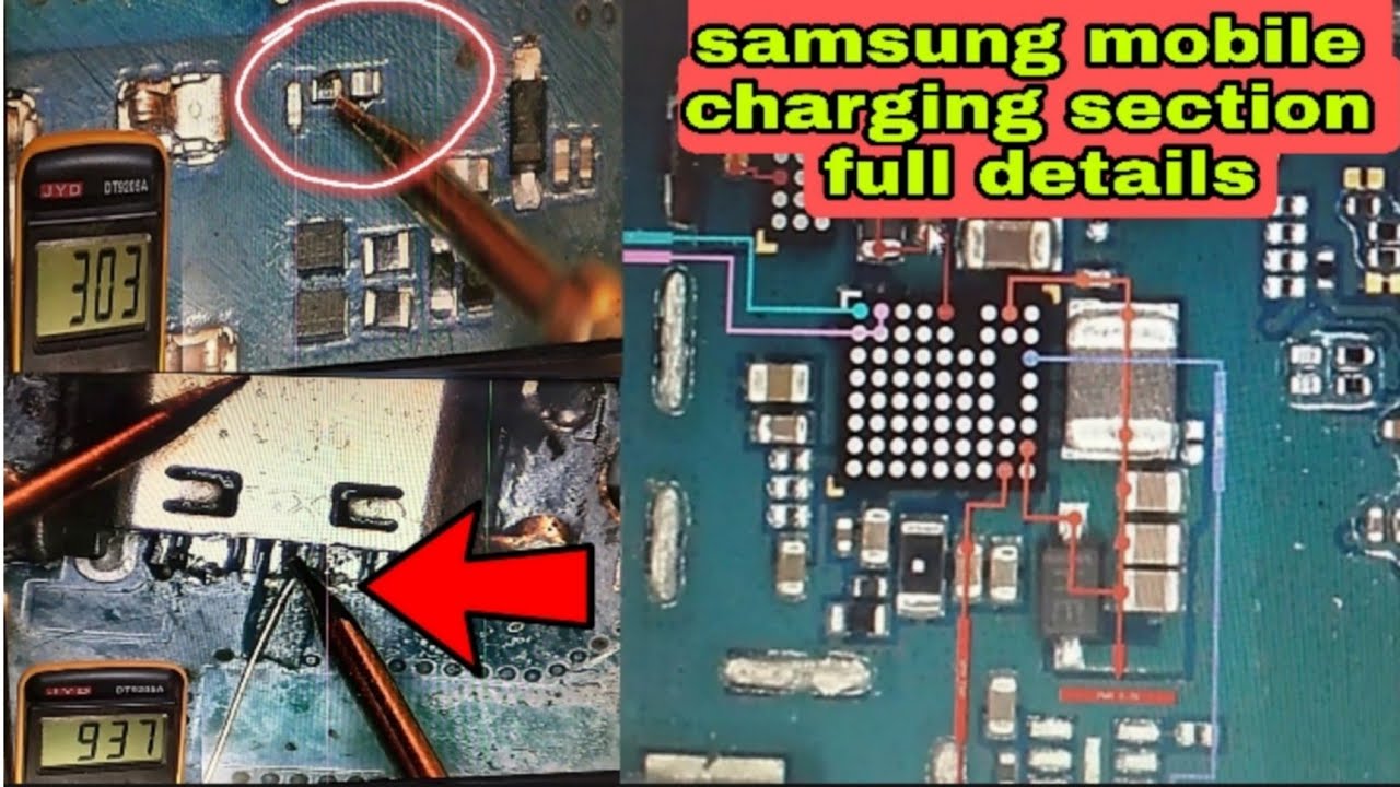 Samsung mobile charging section full details