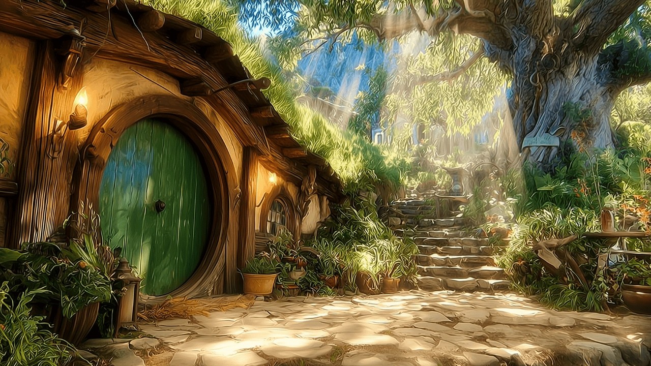 Morning Light in The Shire | Relaxing Middle-Earth Fantasy Music #lotr