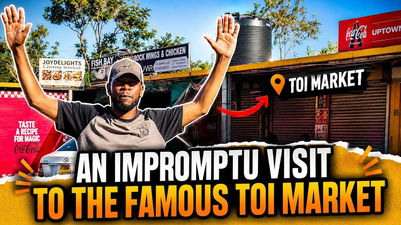 Exploring Toi Market's Vibrant Comeback; Impromptu Visit After it Burnt down.  #nairobi #travel 