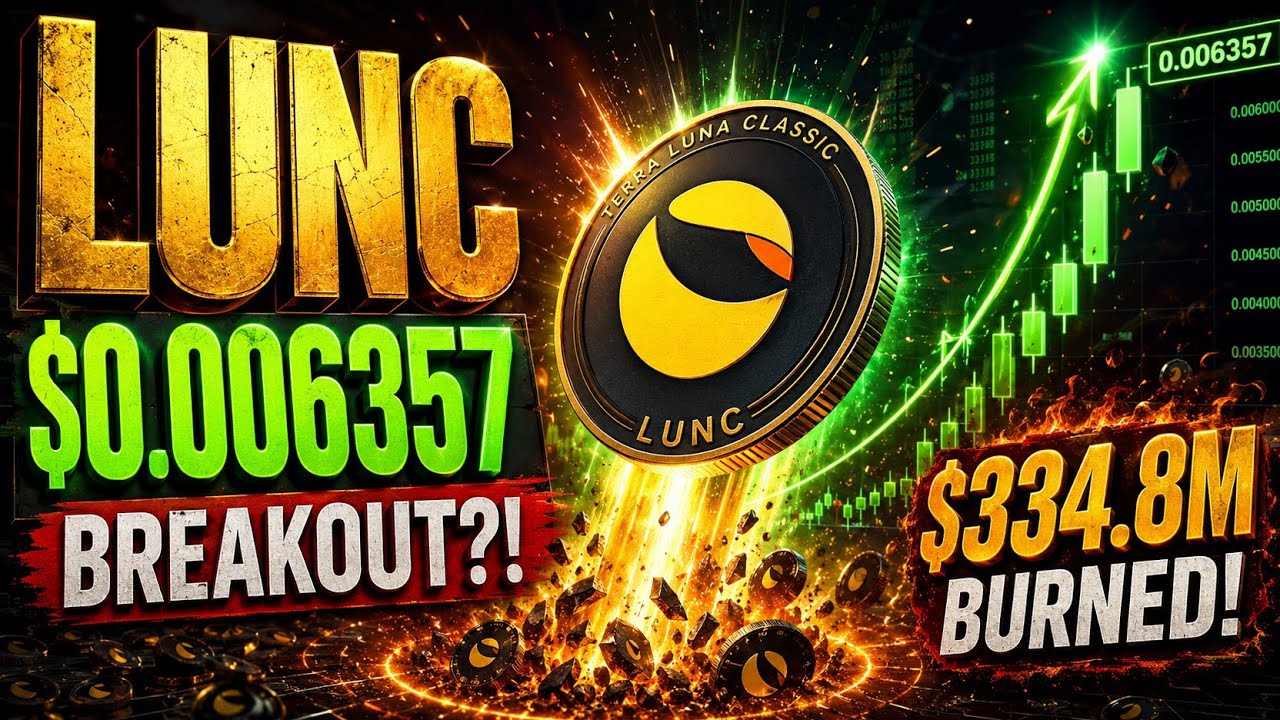 LUNC BREAKOUT ALERT?!  $0.006357 TARGET &mdash; $334.8M JUST BURNED!
