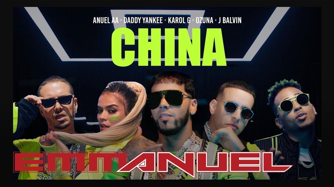 Anuel AA - China ft Karol G, J Balvin, Daddy Yankee, & Ozuna -  Letra Lyrics