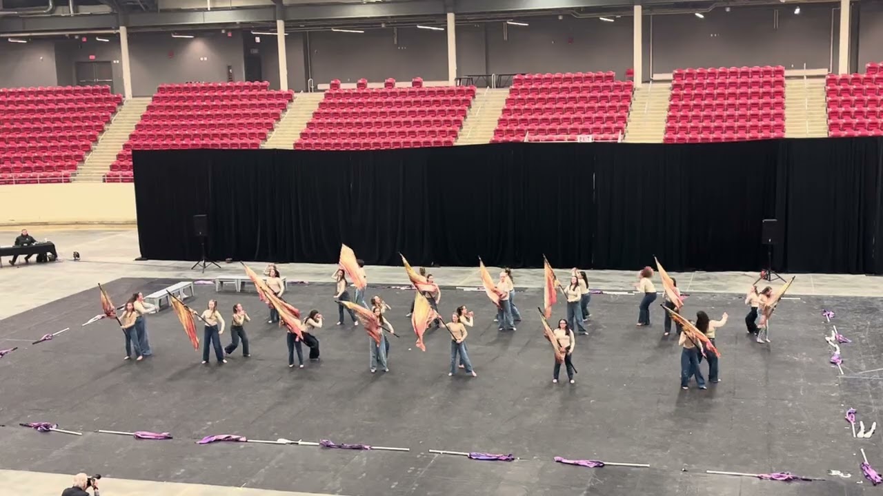 YYC Performing Arts Calgary Round Up Colour Guard 