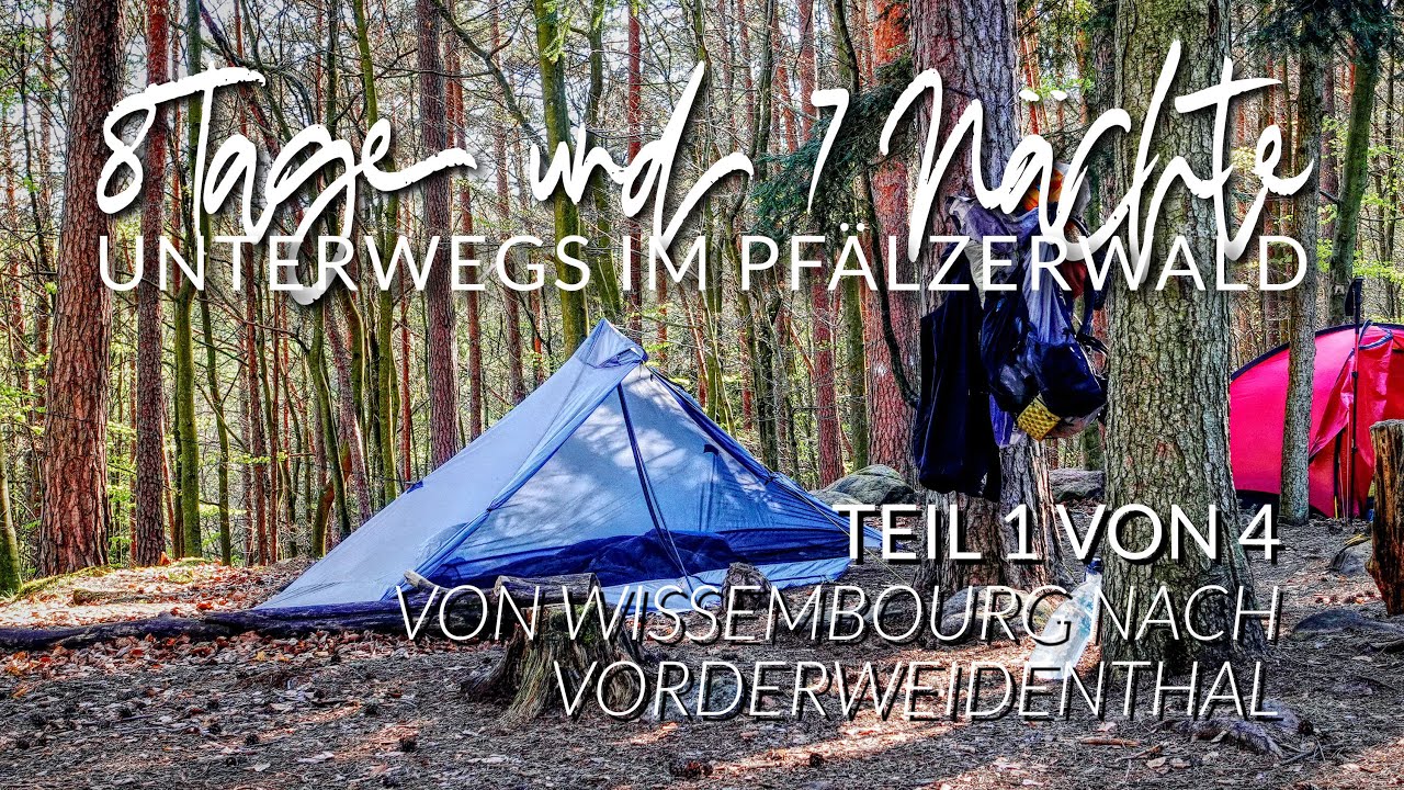 8 Tage - 7 Nächte | Unterwegs im Pfälzerwald | Wissembourg - Vorderweidenthal | Trekking Pfalz | 1/4