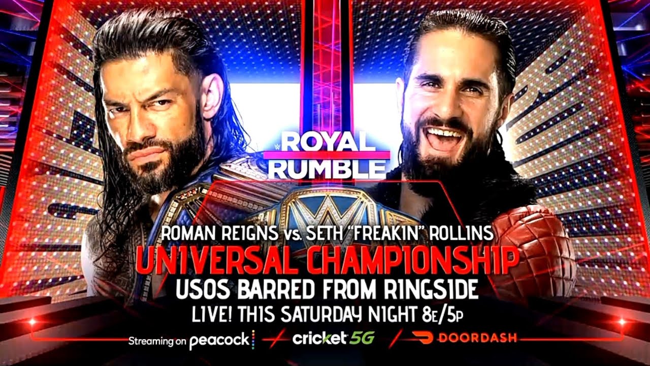 WWE ROYAL RUMBLE 2022 FULL AND OFFICIAL MOVING MATCH CARD