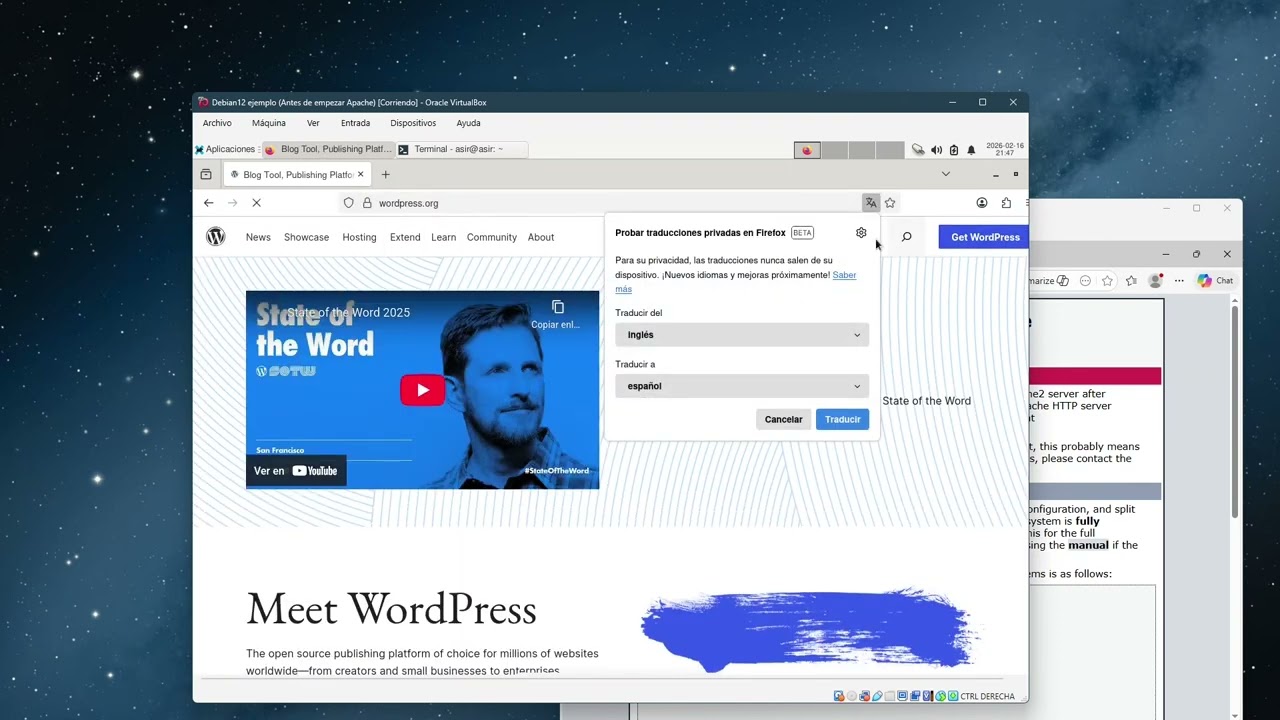 Debian - Instalación de Wordpress (Apache - PHP - MariaDB)